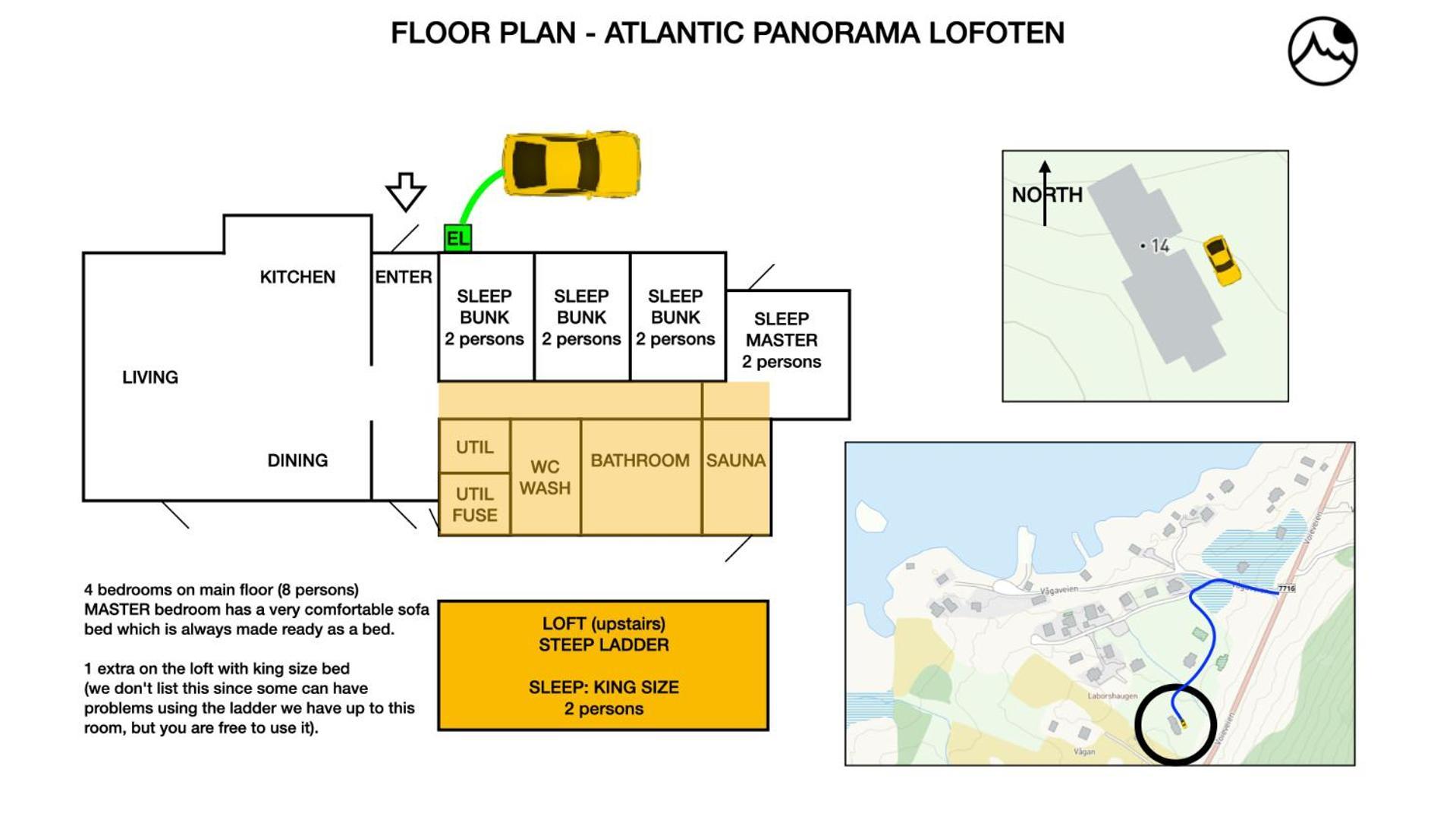 Atlantic Panorama Lofoten Leknes Eksteriør billede